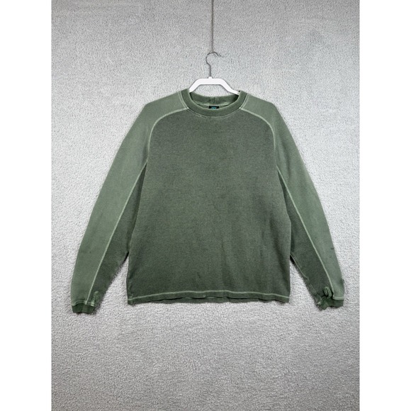 Kuhl‎ Wildfibre Sweatshirt Green Crew Neck Long Sleeve Cotton Size L - Picture 1 of 10
